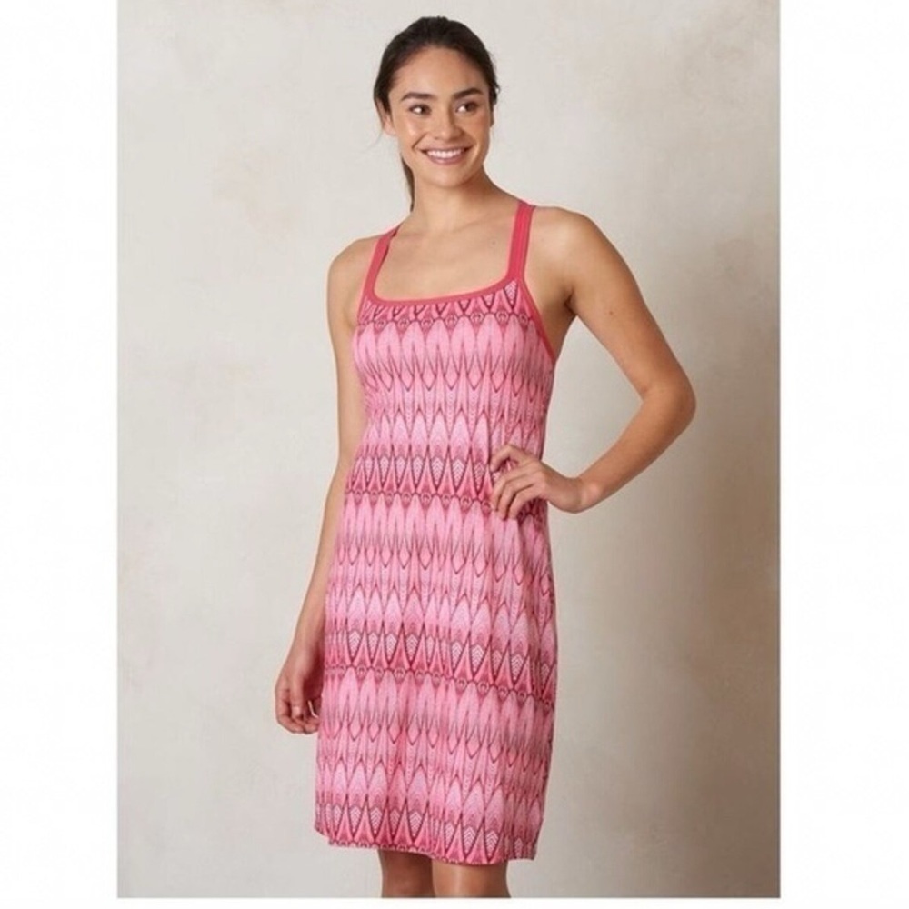 PrAna Cora Active Dress, Azalea Feather, Size XS